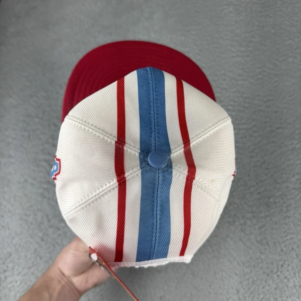 Houston Oilers Helmet Hat Snapback by Louisville Mfg NFL Nwt Nos Vintage 70s 80s